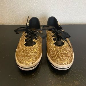 Keds x Kate Spade Gold Sneakers